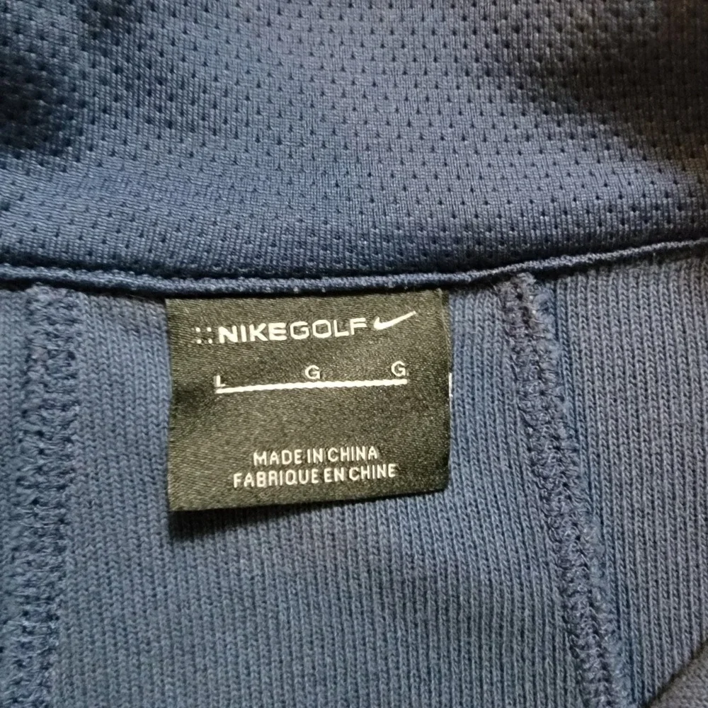 Nike Golf Men's 1/4 Zip Pullover With Bull Logo Size Large